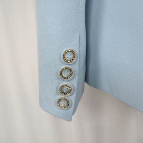 Avec Les Filles Blazer Small Blue Double Button - Picture 6 of 10